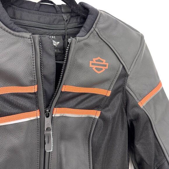 Harley-Davidson Women's Brawler Leather Jacket - 98007-21VW - Picture 3 of 12